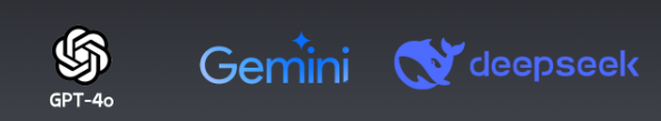 AI Models: GPT-4o, Gemini, DeepSeek